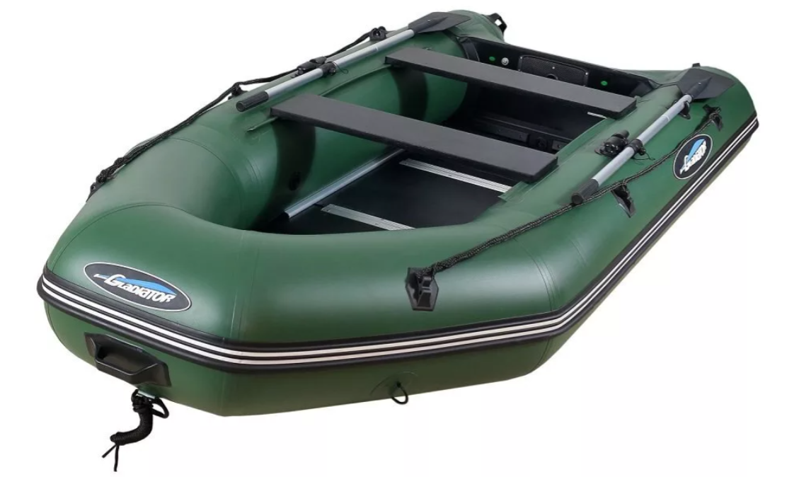 МОТОРНО-ГРЕБНАЯ ЛОДКА ПВХ GLADIATOR А 340 ТК С ФАНЕРНЫМ ПОЛОМ в Жуковском