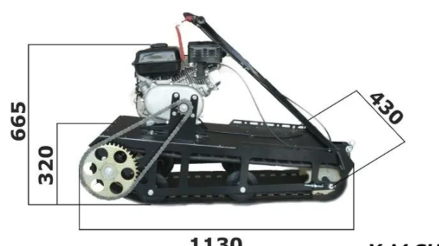Мотобуксировщик XTREME-MOTORS "Конек-Горбунок" 6.5 л.с. в Жуковском