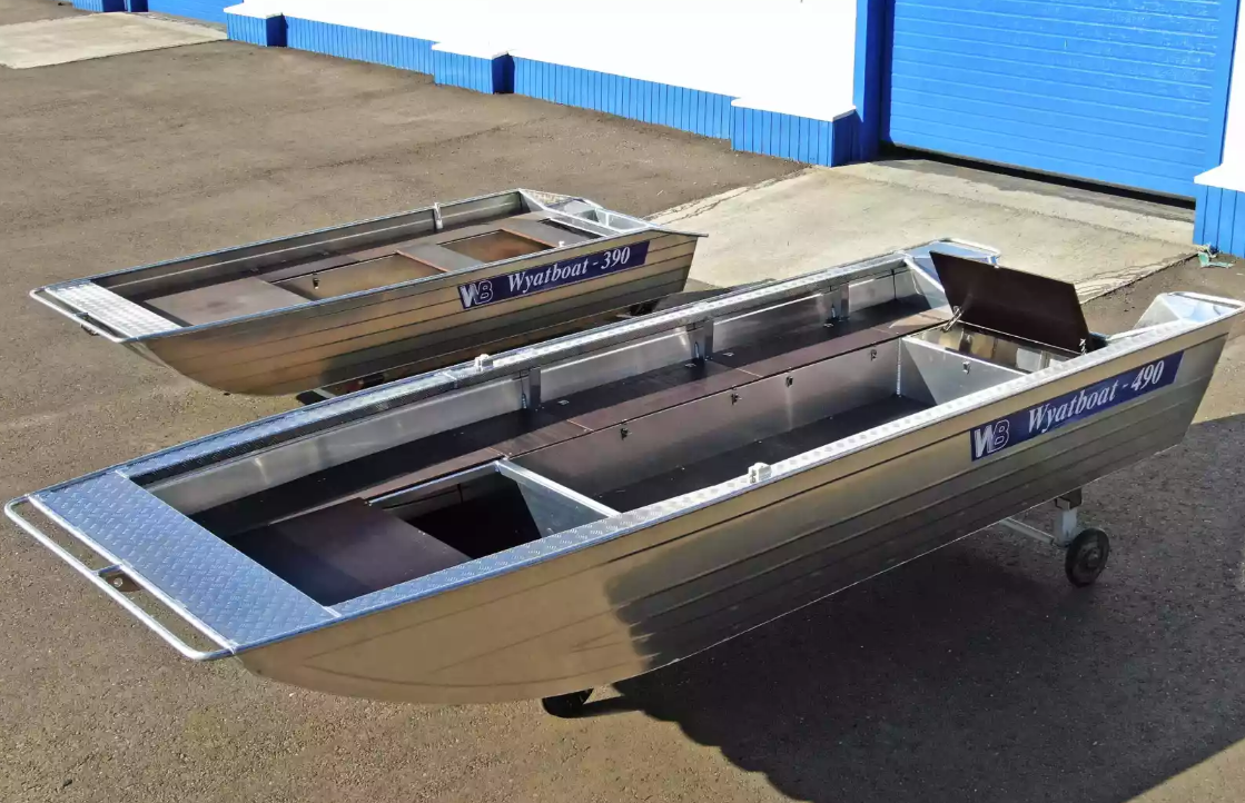 Алюминиевая лодка Wyatboat-490 Jonboat в Жуковском