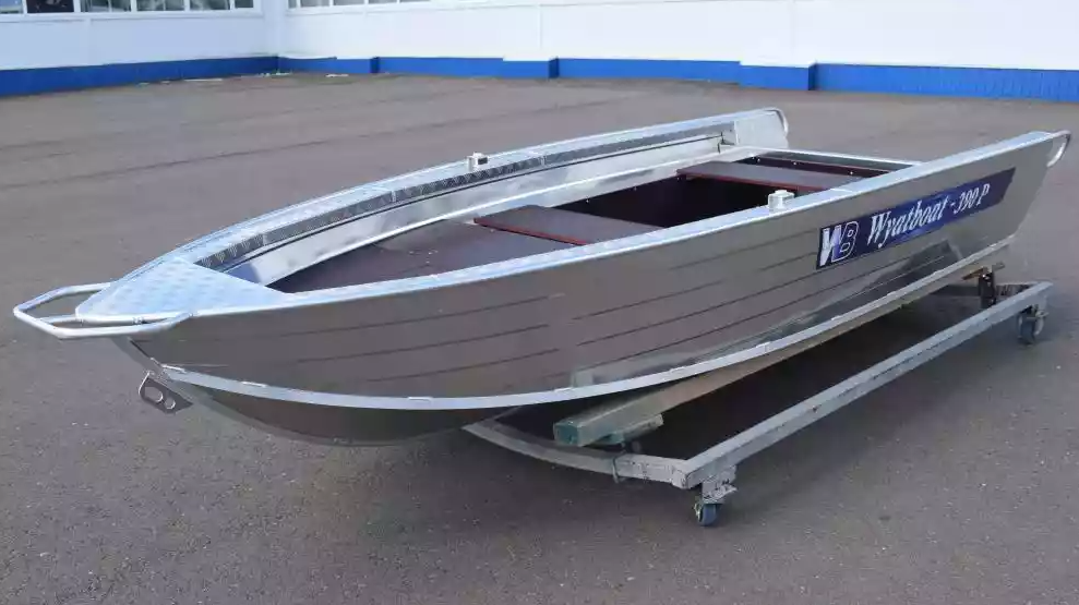 Алюминиевая лодка Wyatboat-390Р Fish в Жуковском