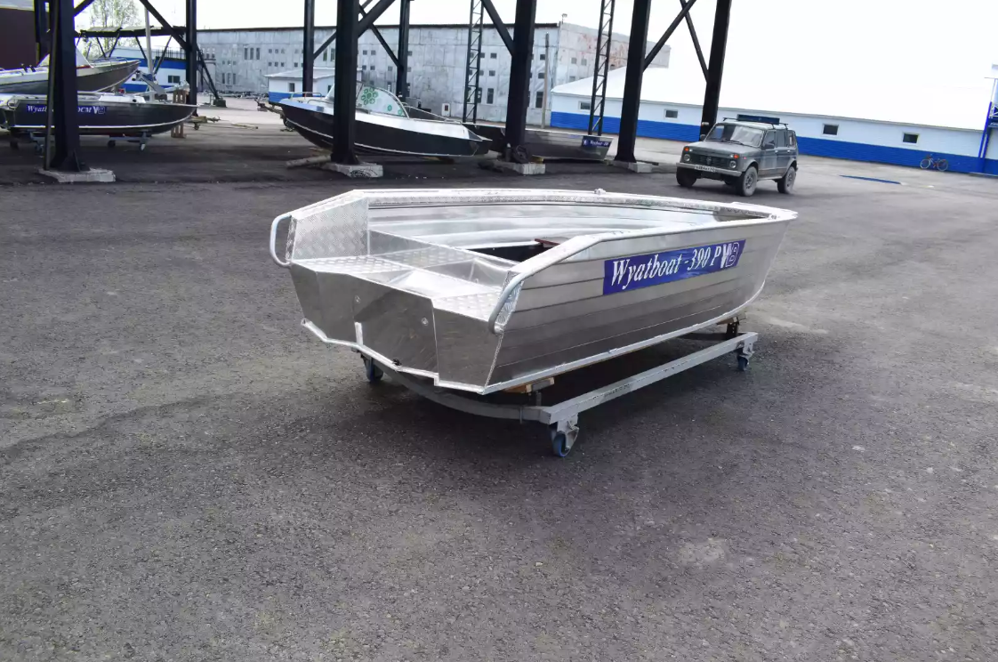 Алюминиевая лодка Wyatboat-390Р Увеличенный борт в Жуковском