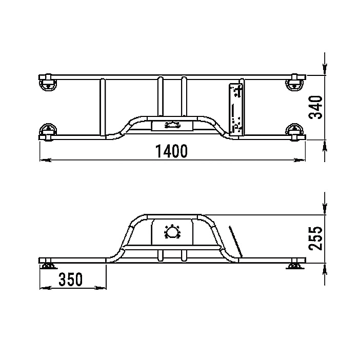 Стойка рулевая с бортовым креплением малая в Жуковском
