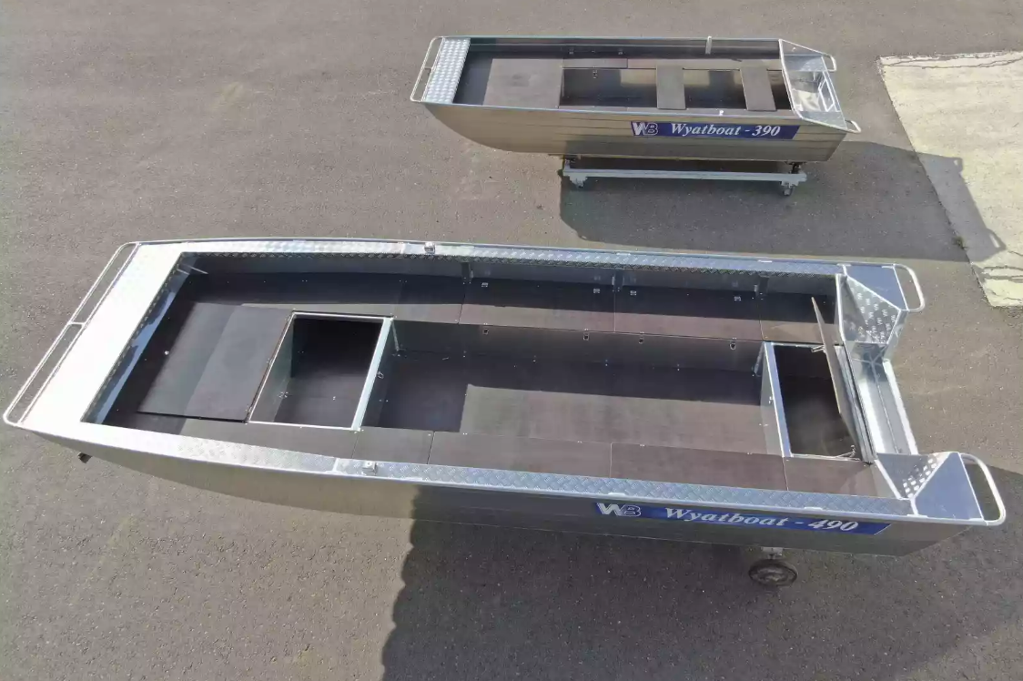 Алюминиевая лодка Wyatboat-490 Jonboat в Жуковском