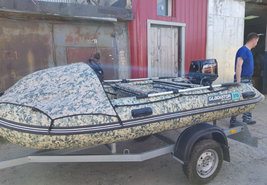 НАДУВНАЯ ЛОДКА GLADIATOR C370AL в Жуковском