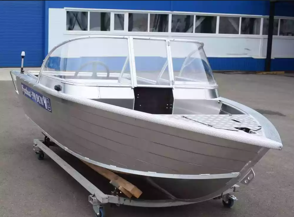 Алюминиевая лодка Wyatboat-390 DCM Увеличенный борт в Жуковском
