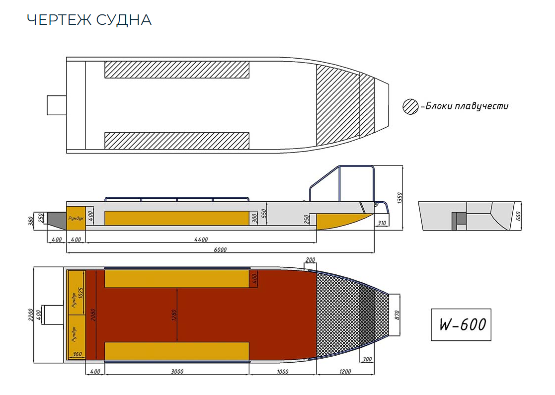 Алюминиевая лодка Wyatboat-600 в Жуковском