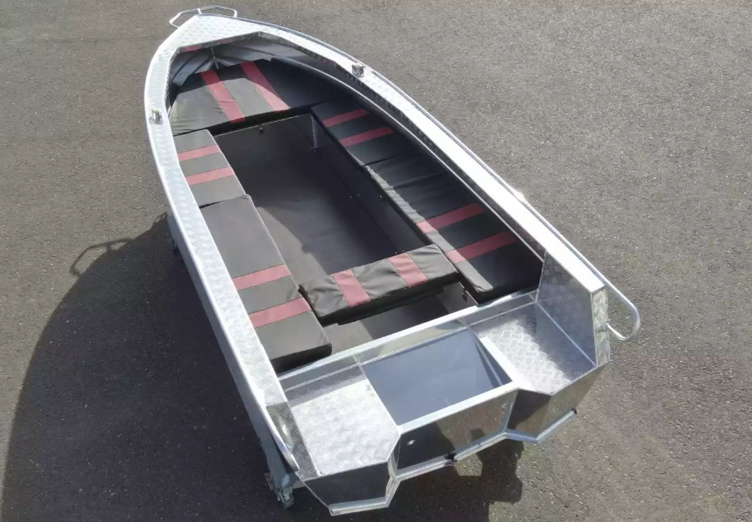 Алюминиевая лодка Wyatboat-390РМ увеличенный борт в Жуковском