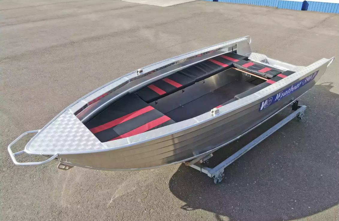 Алюминиевая лодка Wyatboat-390РМ увеличенный борт в Жуковском