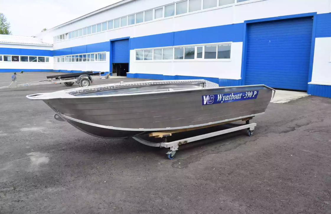 Алюминиевая лодка Wyatboat-390Р Увеличенный борт в Жуковском