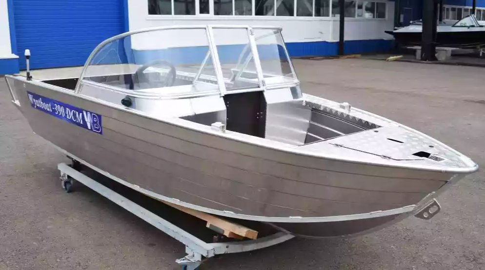 Алюминиевая лодка Wyatboat-390 DCM Увеличенный борт в Жуковском