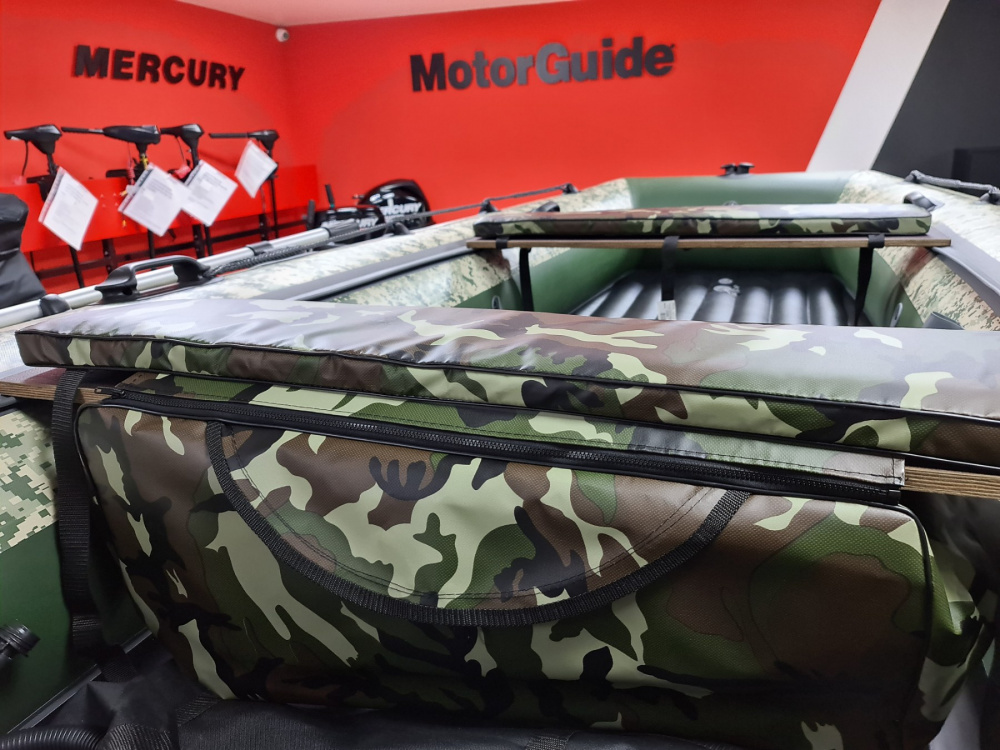 КОМПЛЕКТ МЯГКИХ НАКЛАДОК С СУМКОЙ ДЛЯ ЛОДОК 105Х20 КАМУФЛЯЖ в Жуковском