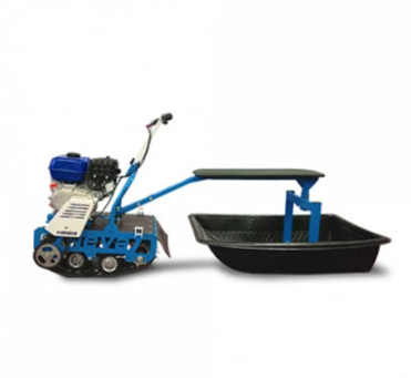 Мотобуксировщик НЕВА МС-1К с санями и сиденьем в Жуковском