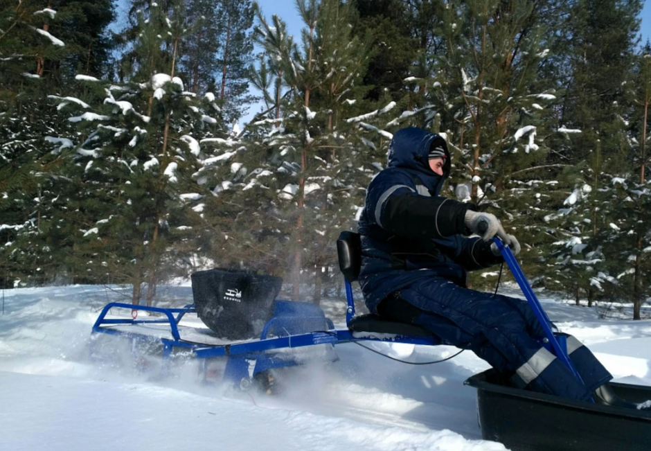 Мотобуксировщик толкач Альбатрос-XL8 с модулем. Без фары, склизы в Жуковском