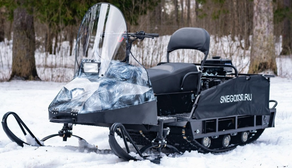 Миниснегоход Бурлак Егерь Экспедитор 15 л.с. , реверс, тормоз, капот белый в Жуковском