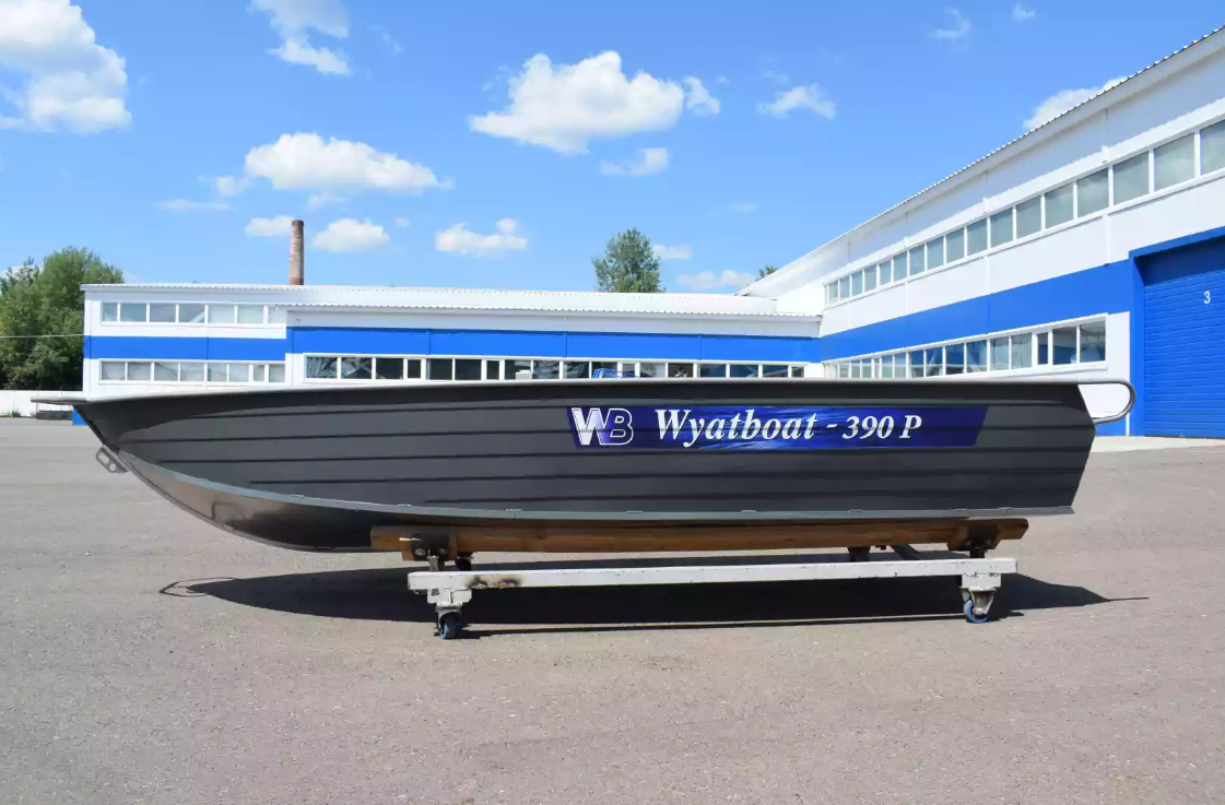 Алюминиевая лодка Wyatboat-390Р Fish в Жуковском