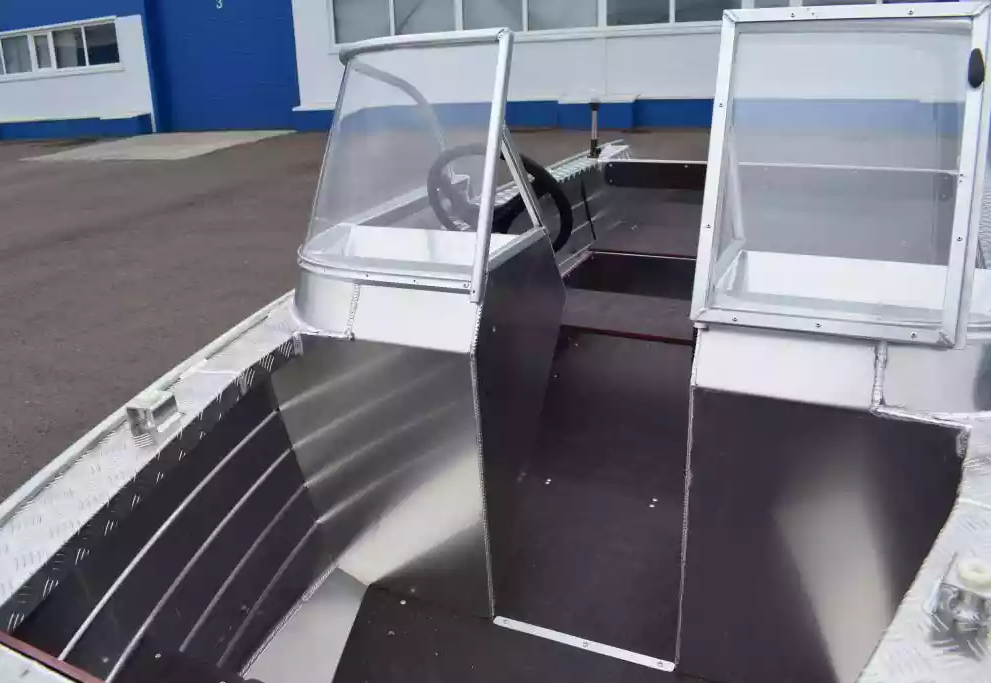 Алюминиевая лодка Wyatboat-390 DCM Увеличенный борт в Жуковском