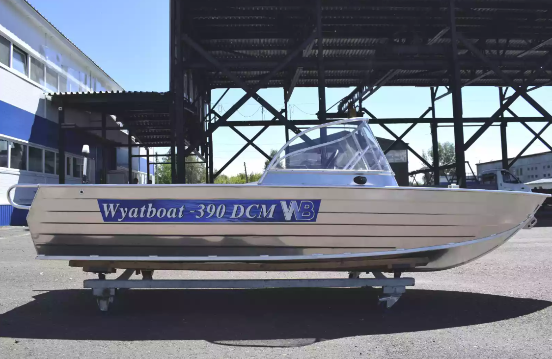 Алюминиевая лодка Wyatboat-390 DCM в Жуковском