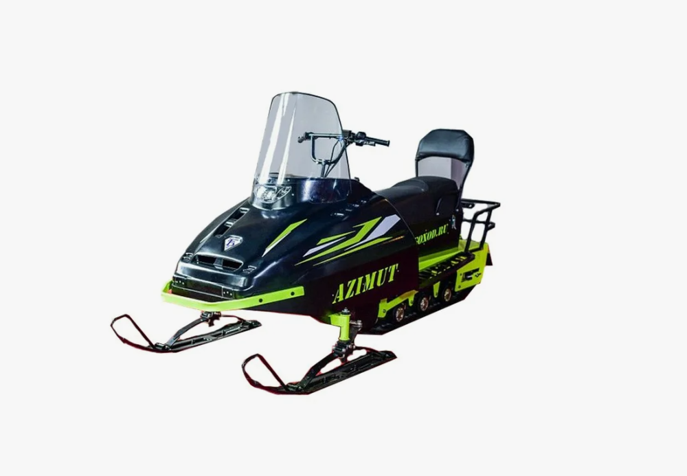 Миниснегоход Бурлак Азимут 20 л.с. , эл.запуск, реверс, тормоз гидравл, капот черный в Жуковском