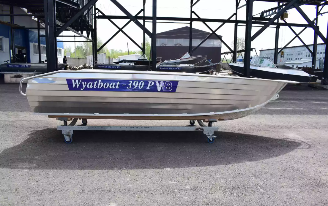 Алюминиевая лодка Wyatboat-390Р Увеличенный борт в Жуковском
