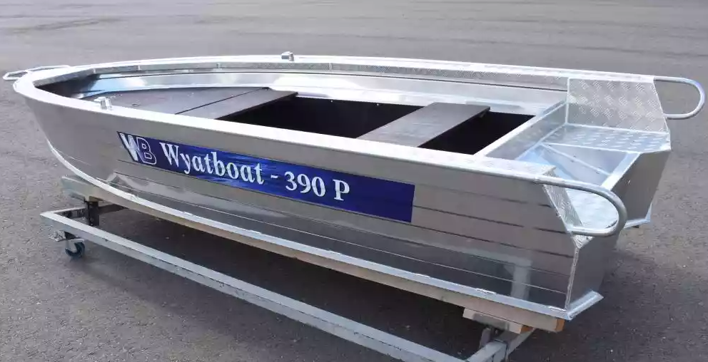 Алюминиевая лодка Wyatboat-390Р Fish в Жуковском