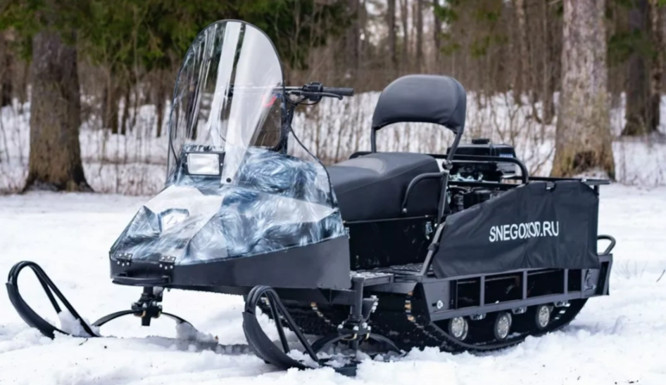 Миниснегоход Егерь Экспедитор 20 л.с. , реверс, тормоз, капот белый в Жуковском