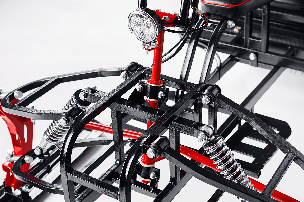 Лыжный модуль IKUDZO TERRAIN с подогревом ручек металлические лыжи в Жуковском