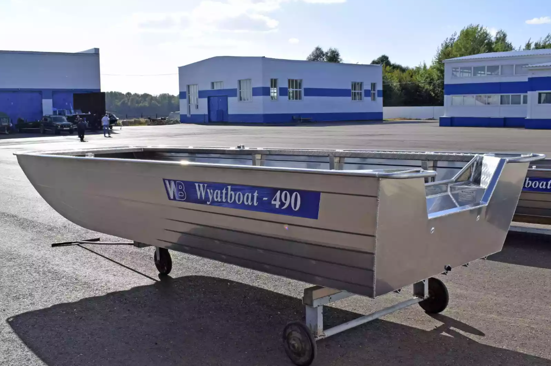 Алюминиевая лодка Wyatboat-490 Jonboat в Жуковском