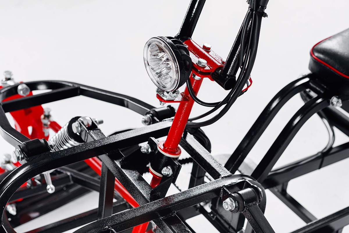 Лыжный модуль IKUDZO TERRAIN с подогревом ручек металлические лыжи в Жуковском