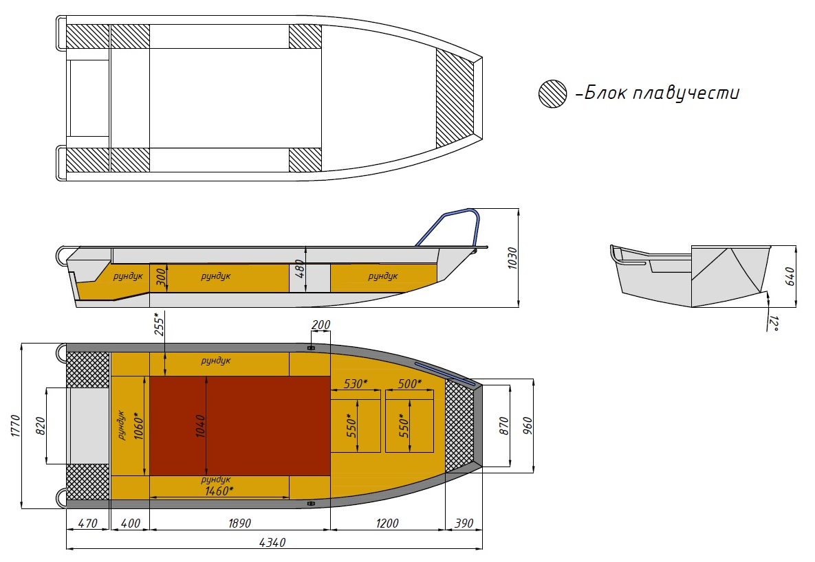 Алюминиевая лодка  Wyatboat-430 Master Fish в Жуковском