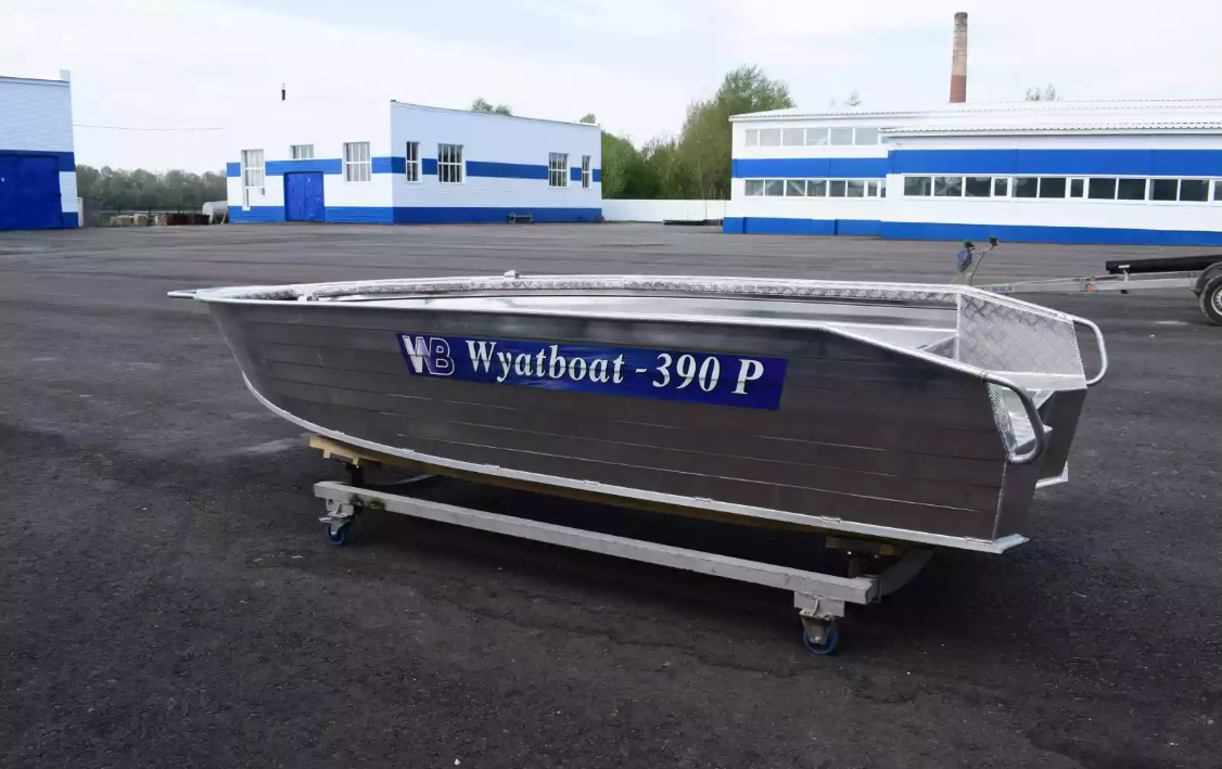 Алюминиевая лодка Wyatboat-390Р Увеличенный борт в Жуковском