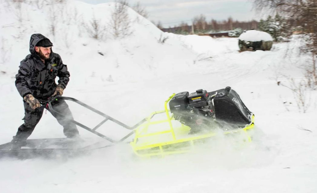 Мотобуксировщик Бурлак ХОЗЯИН-1 (капот ткань) в Жуковском