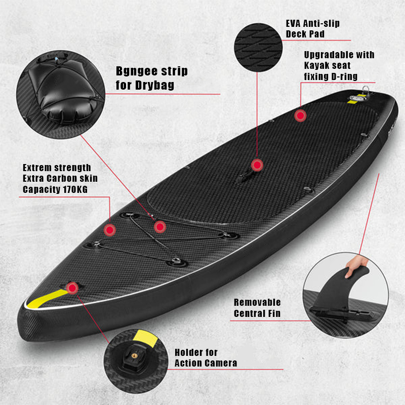 SUP (САП) ДОСКА MISHIMO CARBON DARKSIDE 11’ (335СМ) в Жуковском