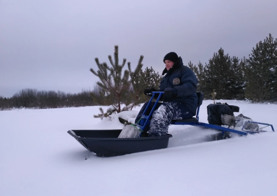 Мотобуксировщик толкач Альбатрос-XL8 с модулем. Без фары, склизы в Жуковском
