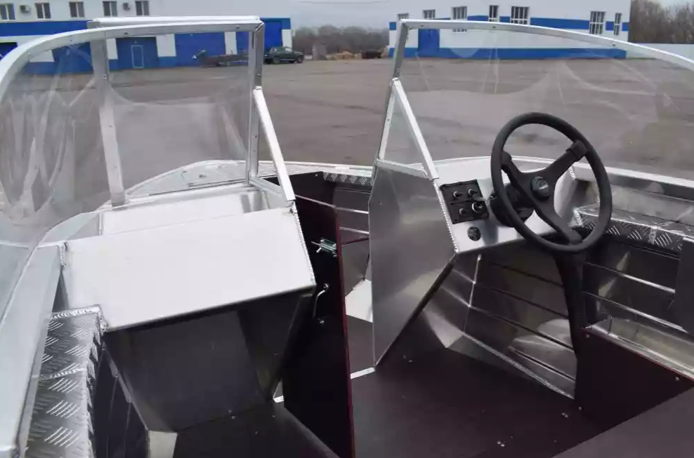 Алюминиевая лодка Wyatboat-390 DCM Увеличенный борт в Жуковском