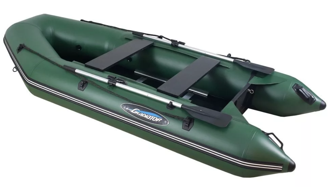 МОТОРНО-ГРЕБНАЯ ЛОДКА ПВХ GLADIATOR А 340 ТК С ФАНЕРНЫМ ПОЛОМ в Жуковском