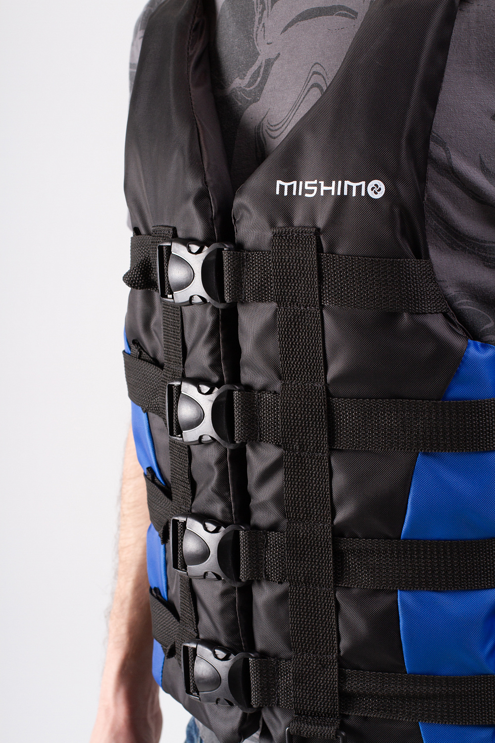 Жилет спасательный MISHIMO PRO Премиум качества Черно-синий в Жуковском