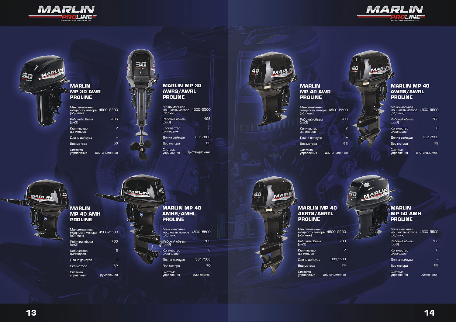 Лодочный мотор MARLIN PROLINE MP 40 AERTL в Жуковском