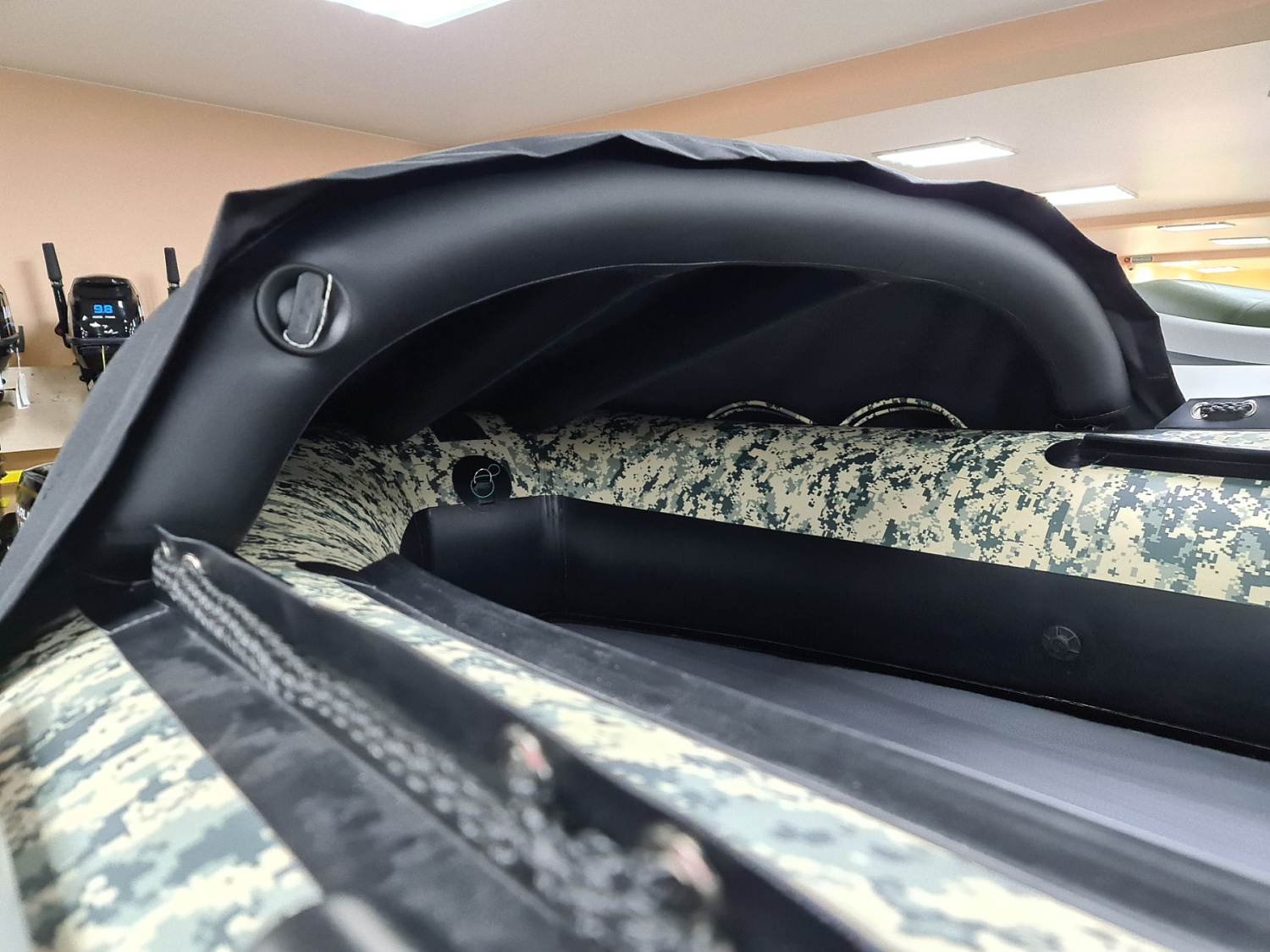 КОМПЛЕКТ НОСОВОГО ТЕНТА К ЛОДКЕ SMARINE AIR MAX 380 ЧЕРНЫЙ в Жуковском