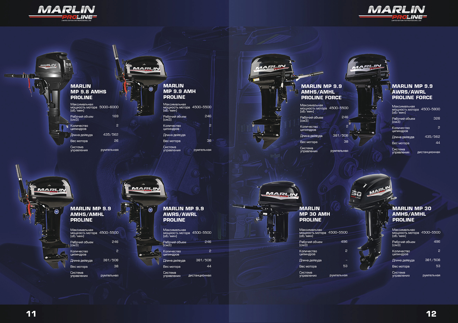 Лодочный мотор MARLIN PROLINE MP 40 AERTL в Жуковском